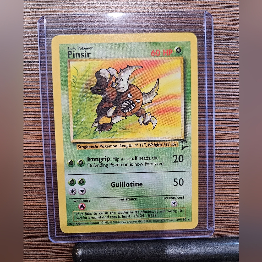 Pokemon Pinsir 29/130 Base Set 2 Trading Card